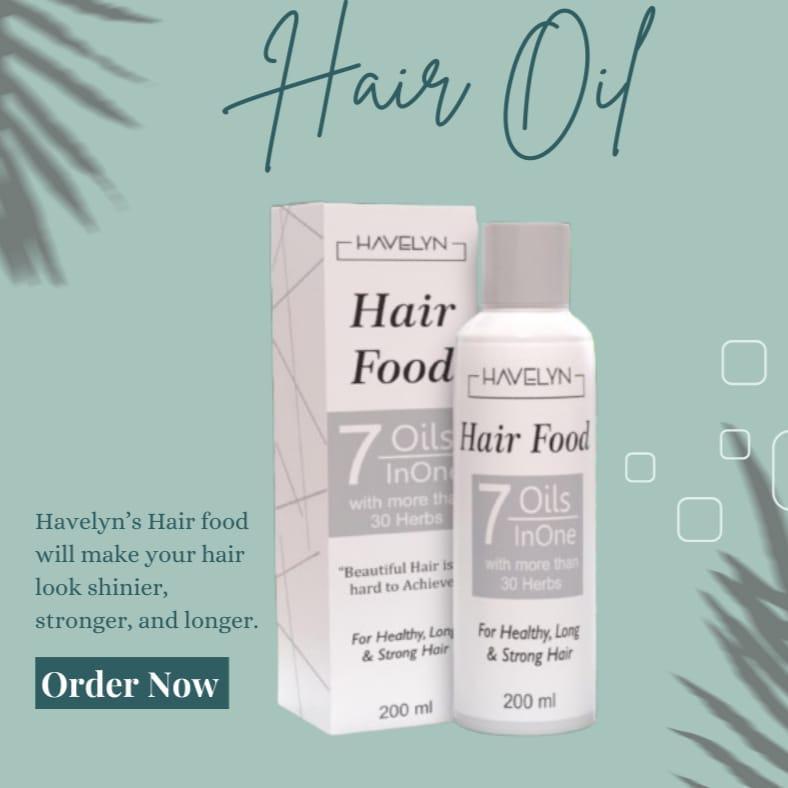 Havelyn Hair Food Oil 200ml for All Hair Types
