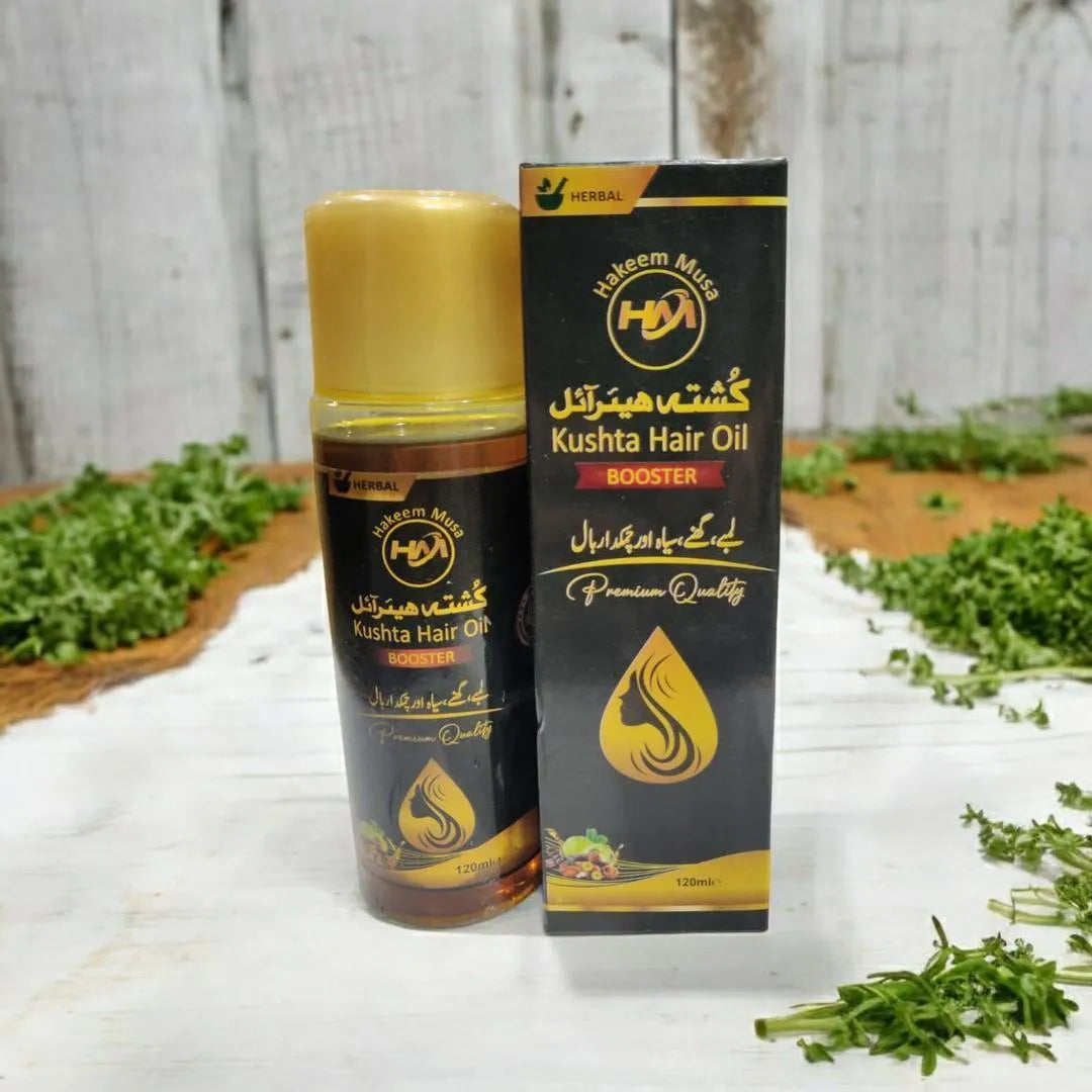 Kushta Hair Oil 120ml Herbal Booster for All Hair Types
