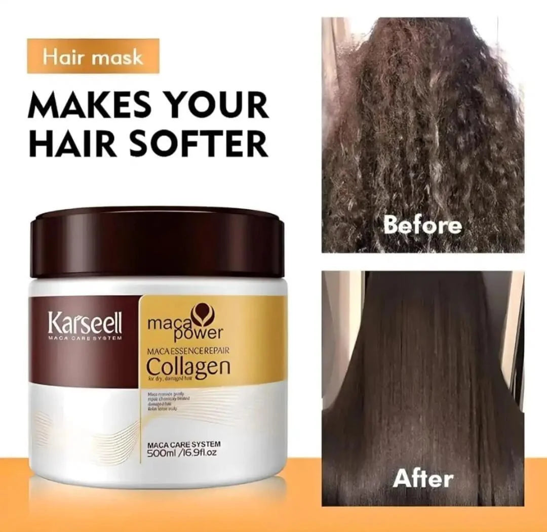 Karseell Maca Power Collagen Hair Mask 500ml for Damaged Hair