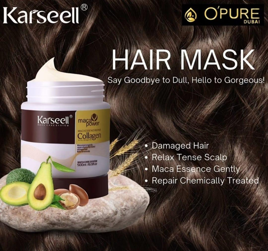 Karseell Magic Power Collagen Mask 500ml for Damaged Hair Repair