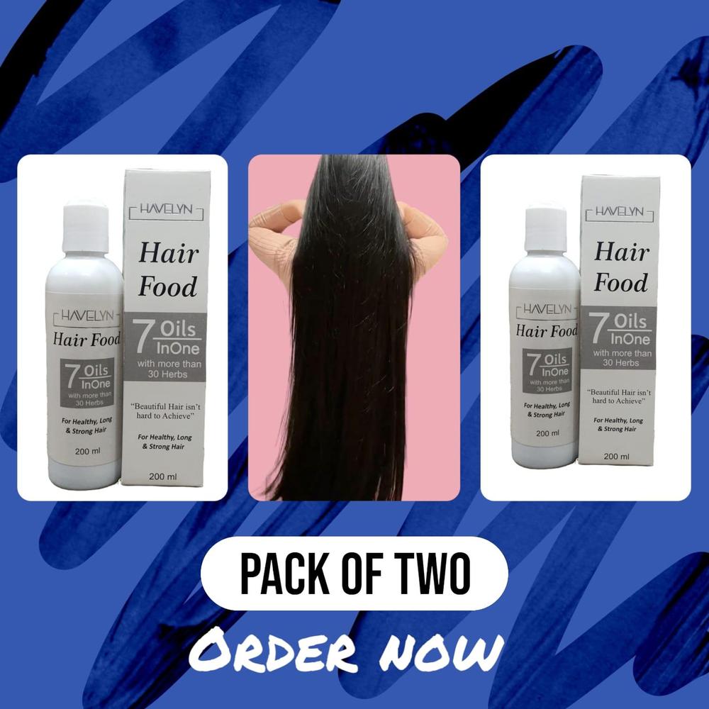Hair Food Oil 200ml 7 Oils In One for Healthy Long Strong Hair