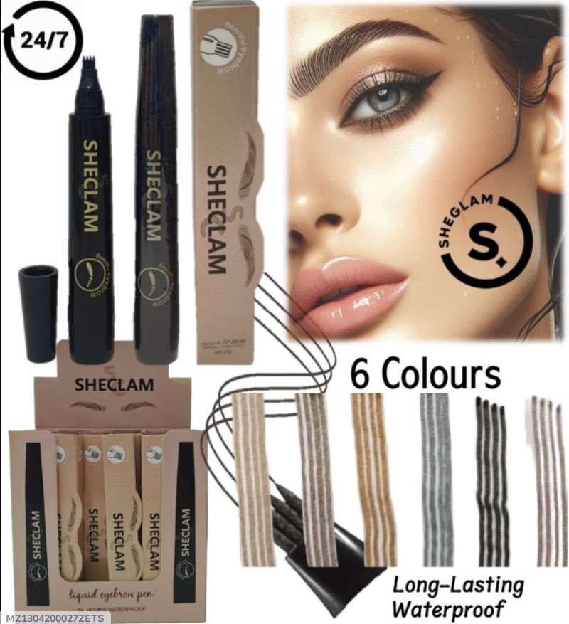 Waterproof Eyebrow Pen 6 Colors 24Hr