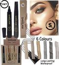 Waterproof Eyebrow Pen 6 Colors 24Hr