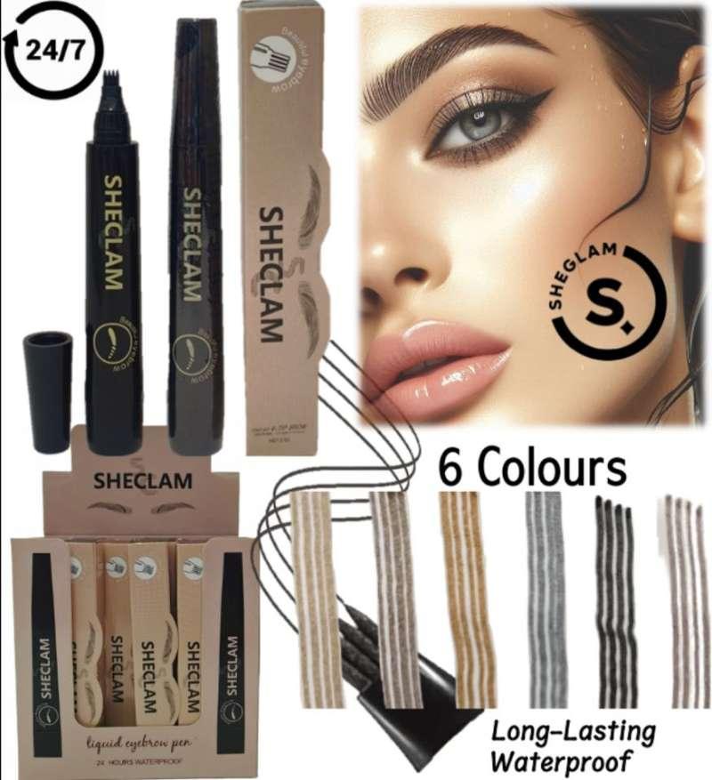 Waterproof Eyebrow Pen 6 Colors 24Hr
