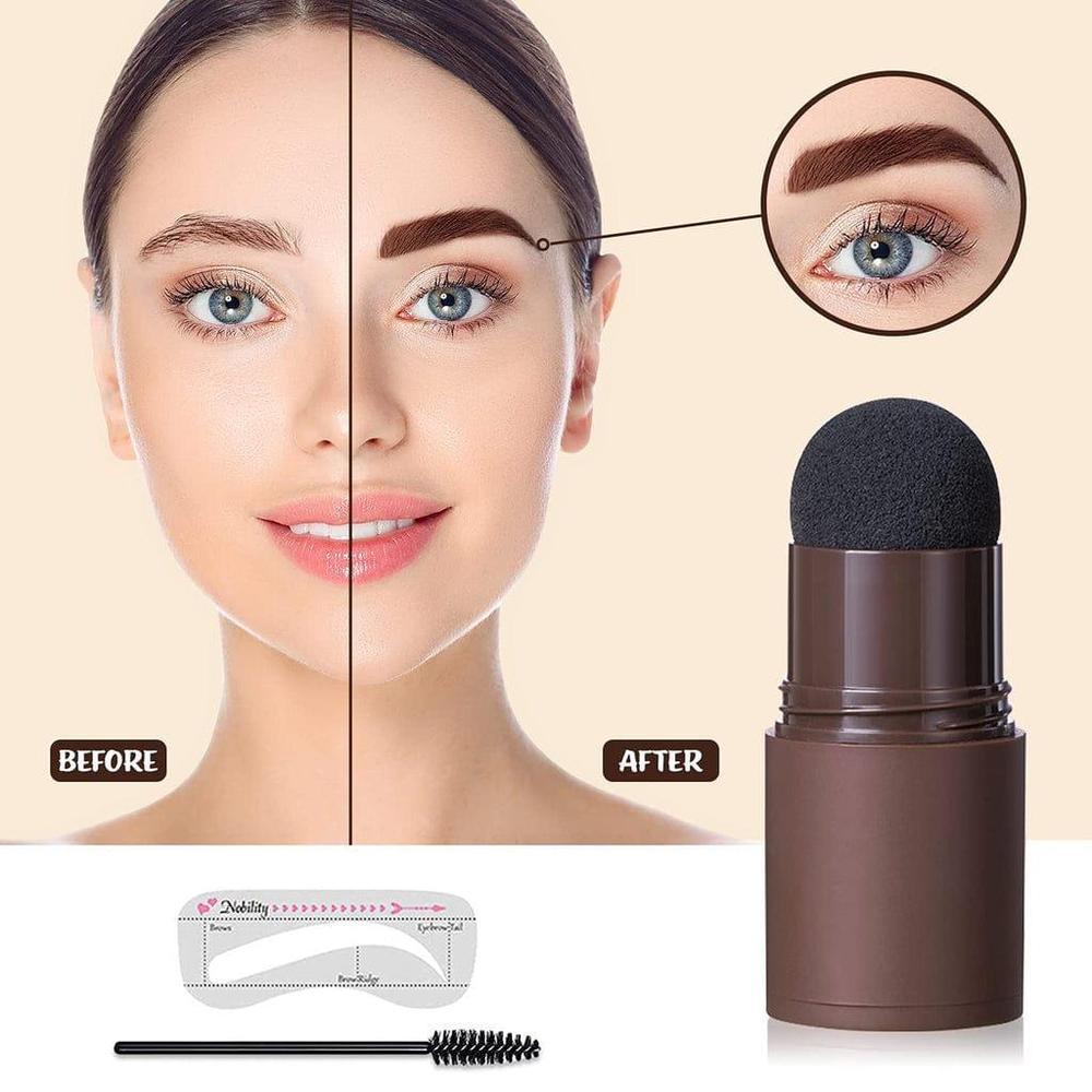 Matte Waterproof Brow Stamp Set Brown 3-Piece