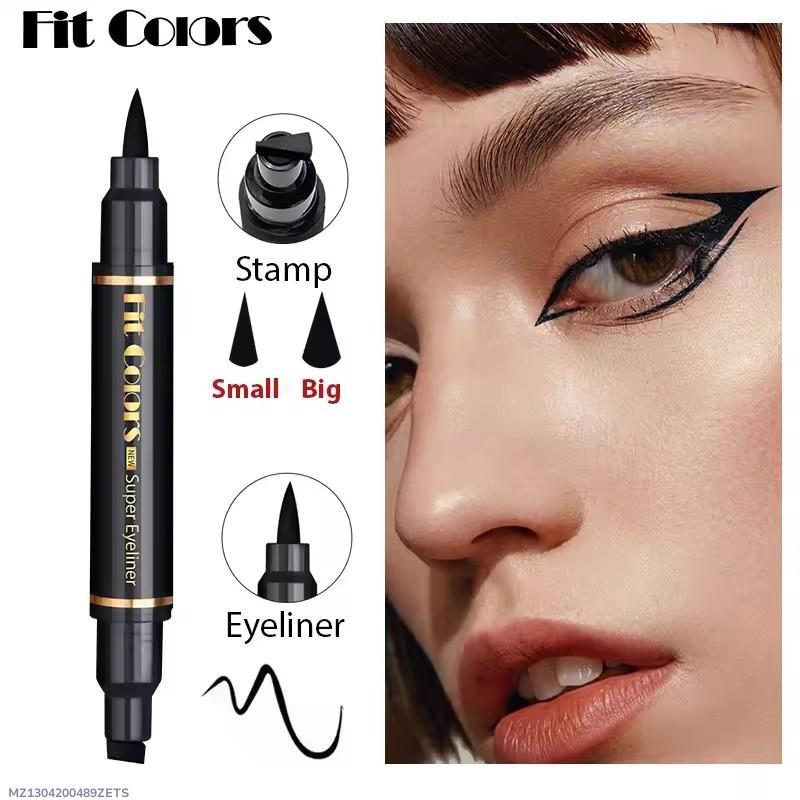 Waterproof Eyeliner Set Black Dual Tip Long Lasting