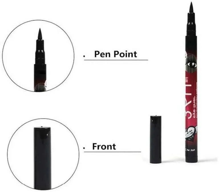 Premium Waterproof Eyeliner Pen 12 Pcs Long Lasting