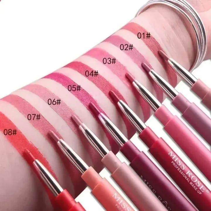 6 Pcs High Pigment Lip Set Bold Long Lasting