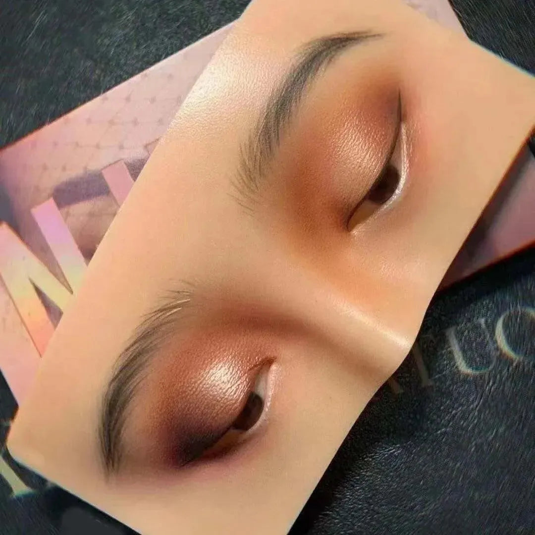 Reusable Silicone Eye Makeup Dummy for Beginners & Pros