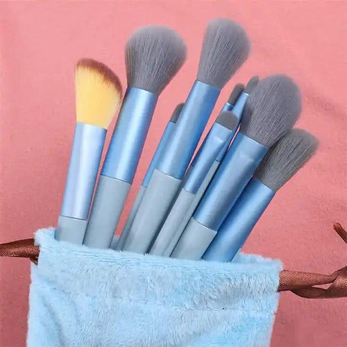 7 Pcs Reusable Makeup Brushes Set ABS Smooth