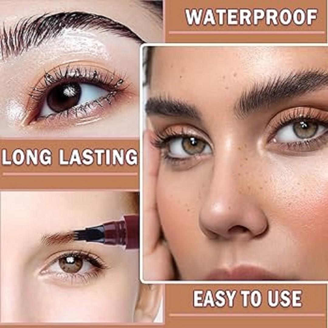 Waterproof Eyebrow Pencil Light Brown Dark Brown Reddish Brown