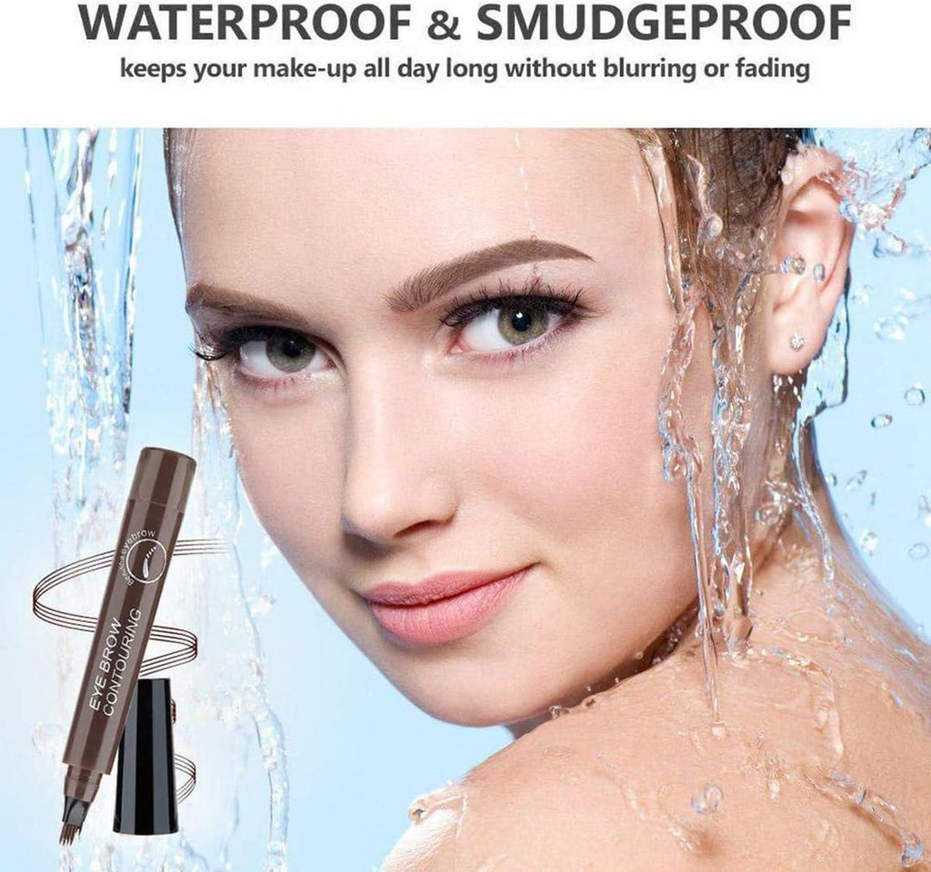 Waterproof Eyebrow Pencil Light Brown Dark Brown Reddish Brown