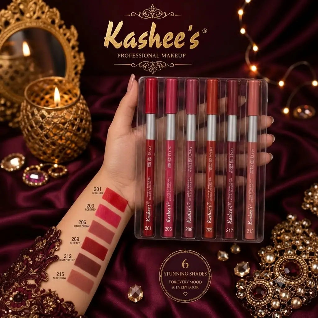 Kashee's High Pigmented Lipstick, Pack Of 6