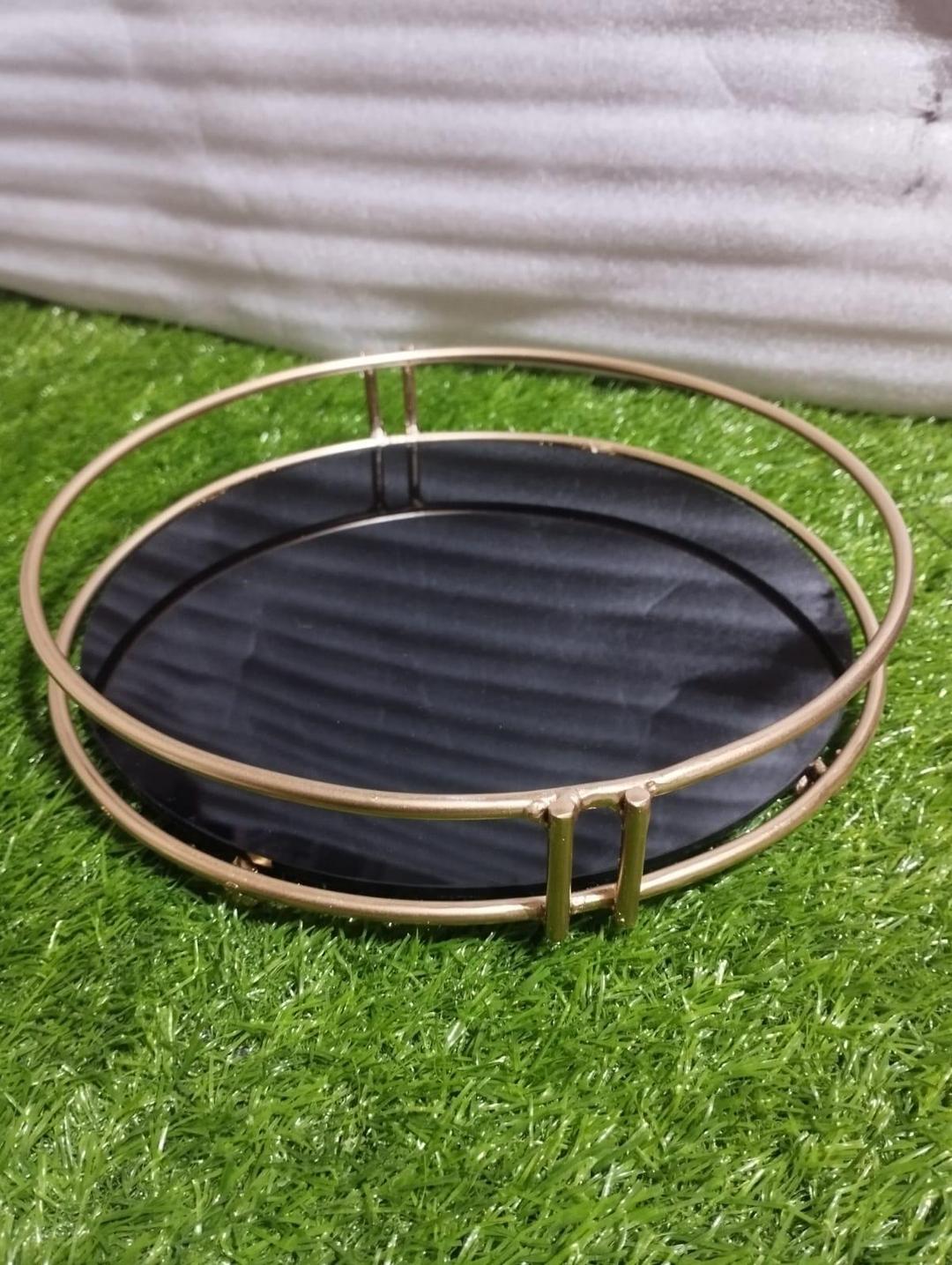 Stylish Gold Metal Bathroom Storage Rack Double Tier