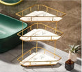 Metal Cosmetics Organizer Black Triple Layer Anti-Rust