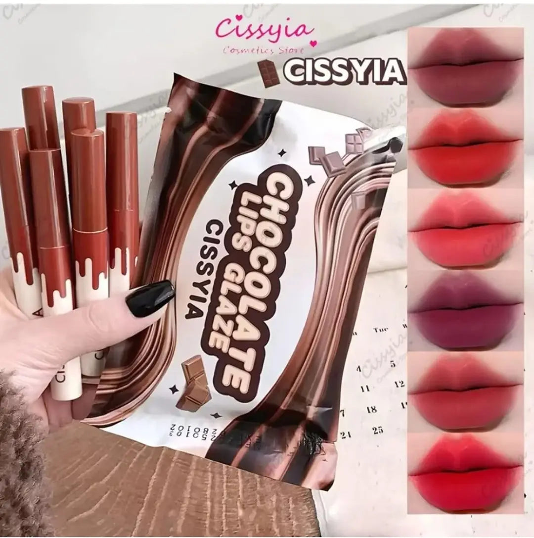 Chocolate Lips Glaze 6 Pcs