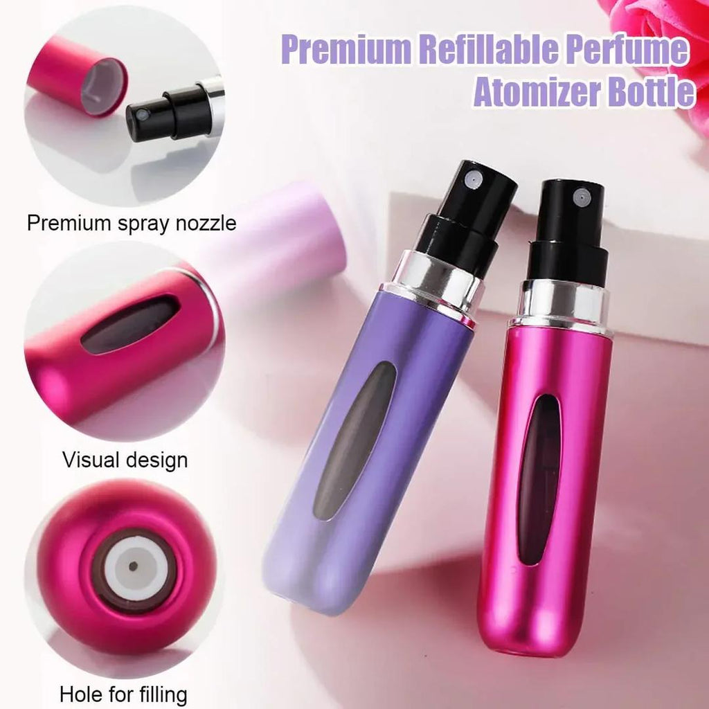 Leak-Proof Perfume Refill ABS Plastic Multicolor