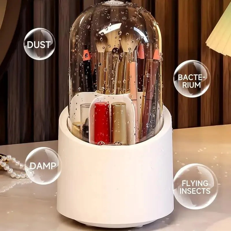Makeup Brush Organizer with Dust & Bacteria Protection