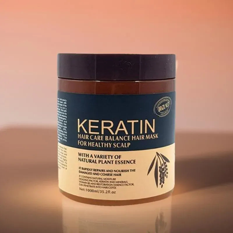Keratin Hair Mask 50ml for All Hair Types - Frizz Control & Repair