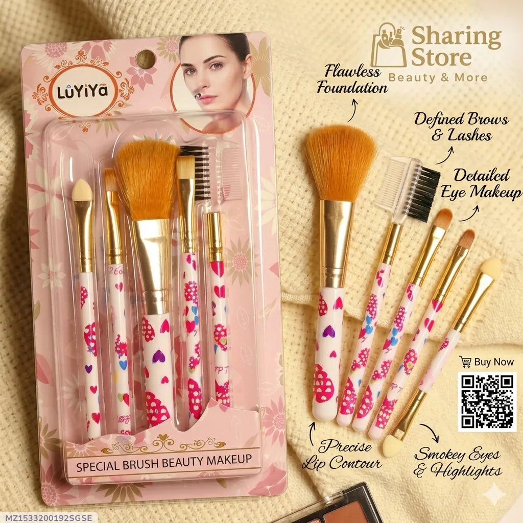 Makeup Brushes Set for Practicing Makeup, Travel Friendly, Professional Use