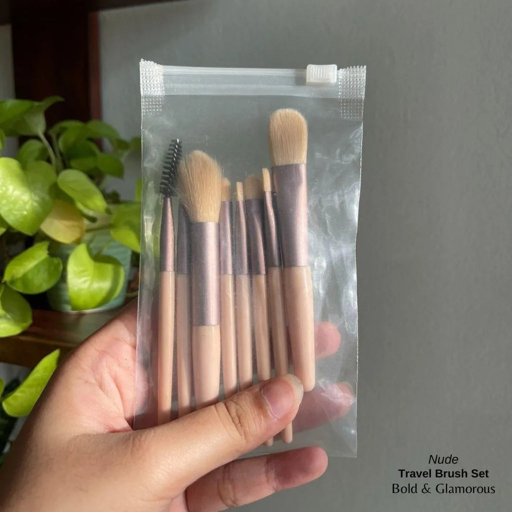 Rose Gold Makeup Brush Set for Pakistani Skin & Climate
