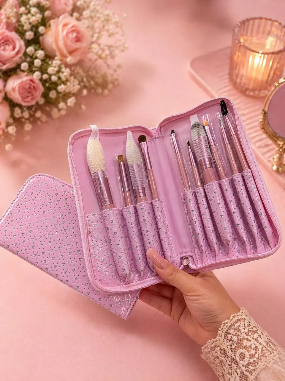 For Practicing Makeup Makeup Brushes Set 10 Pcs