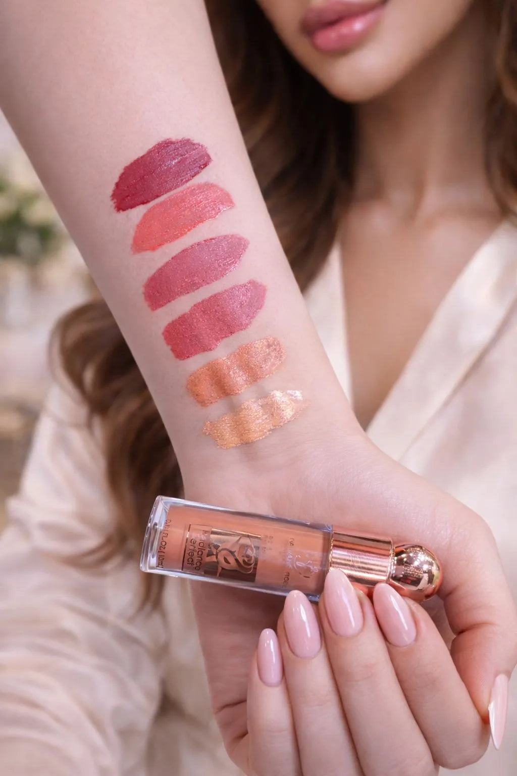 Multicolor Matte Lip Gloss Set of 6 Bold Coverage