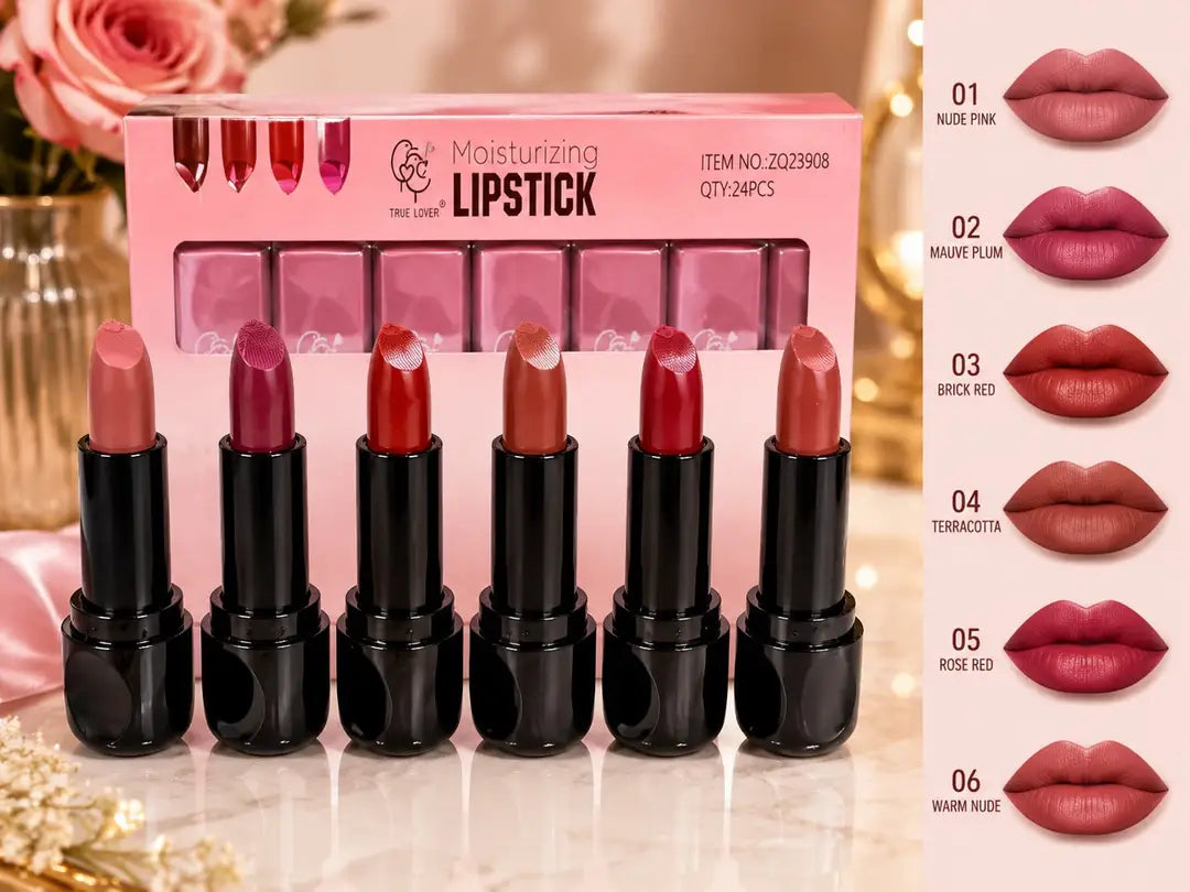 Bold Coverage Lipstick 100 g - 6 Pcs