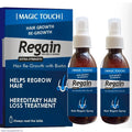Magic Touch Minoxidil 5% Hair Topical Solution three month Supply - Hair Regain, Regrowth - Minoxidil spray Pack of 2