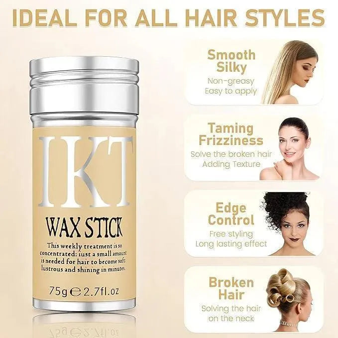 Wax Stick for All Hair Styles Frizz Control Shine