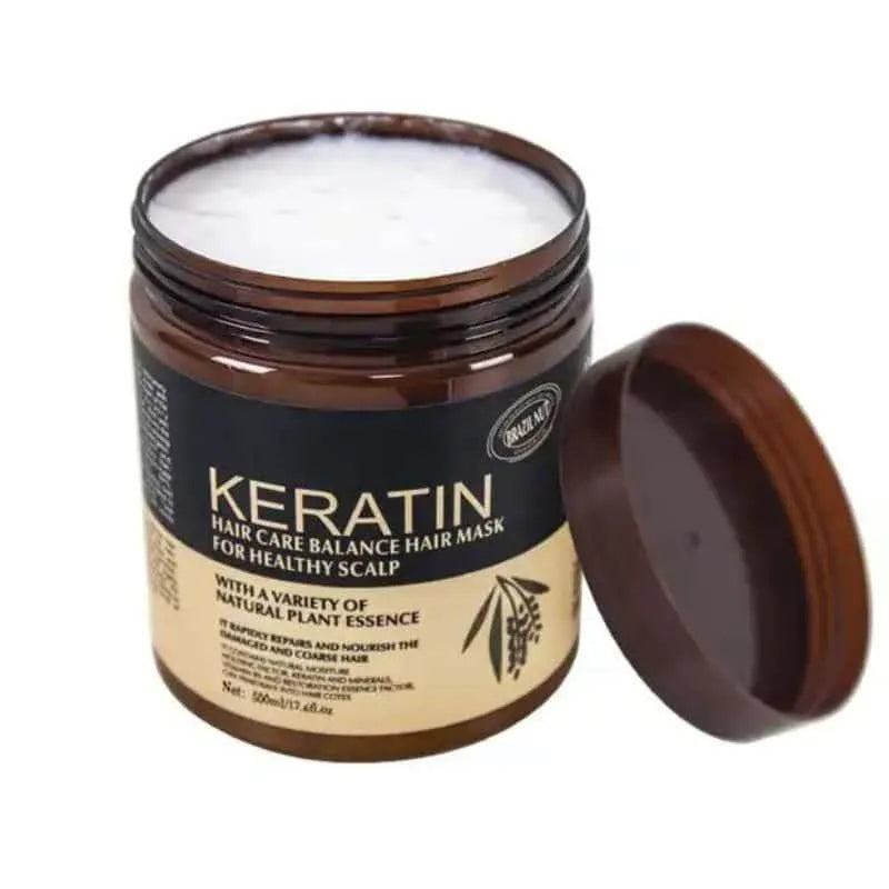 Keratin Hair Mask for Frizz Control & Healthy Scalp