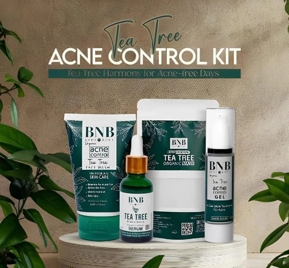 BNB 4In1 Tea Tree Acne Control Kit for Acne Prone Skin