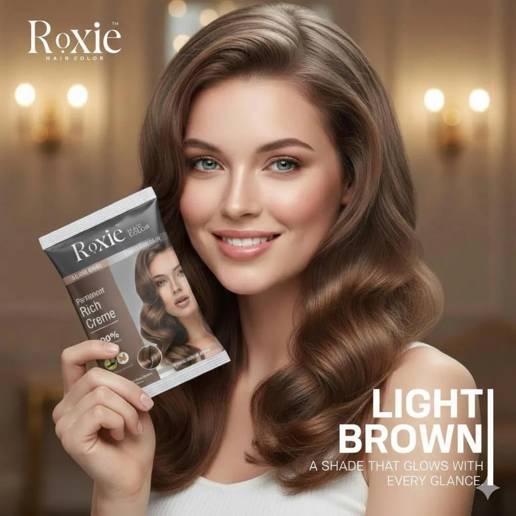 Roxie Hair Color Mahogany 100% Gray Coverage 50ml