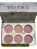 Blusher Highlighter Kit 6 Shades Long Lasting Glow
