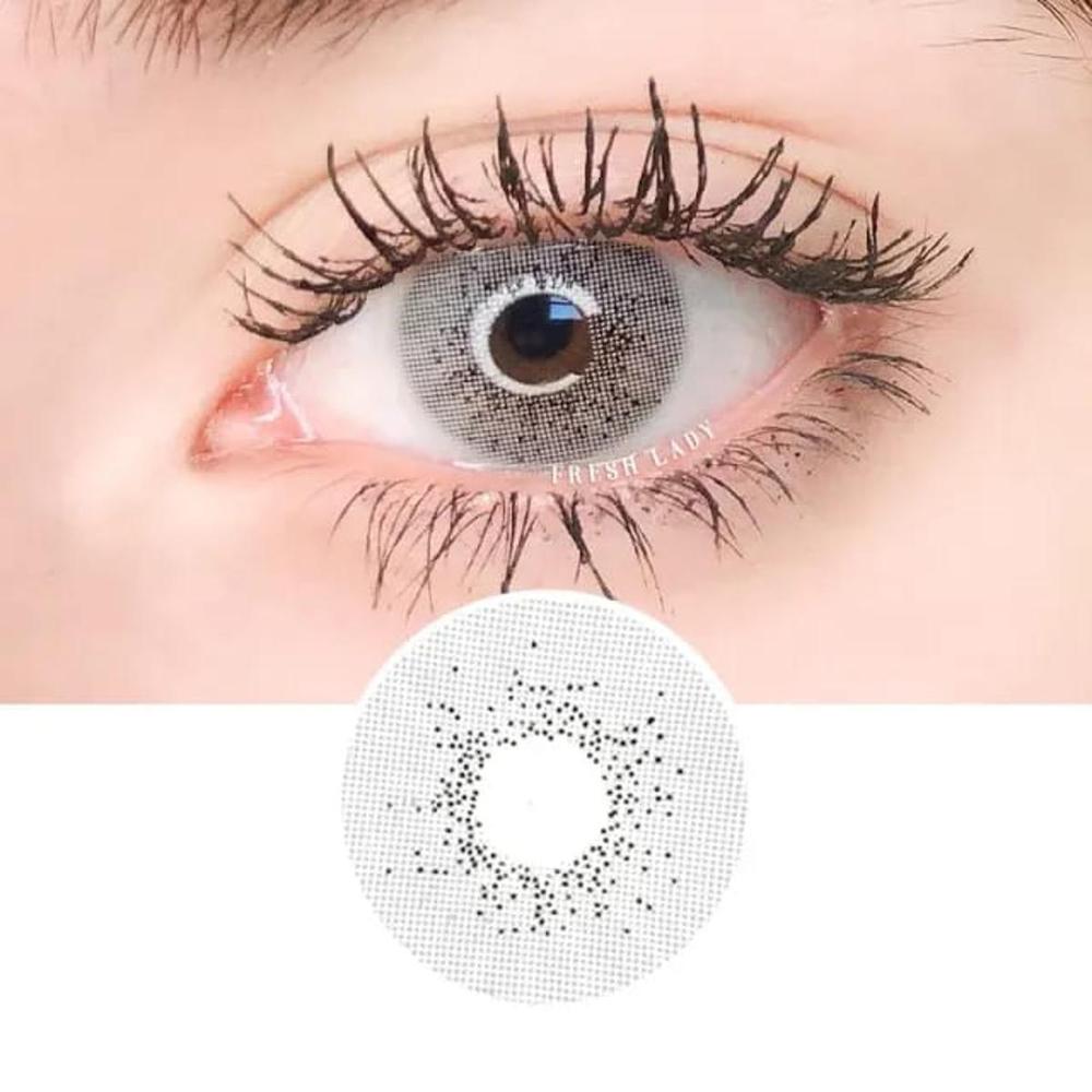 Dark Grey Contact Lenses for Women, 7 Uses, Premium Quality
