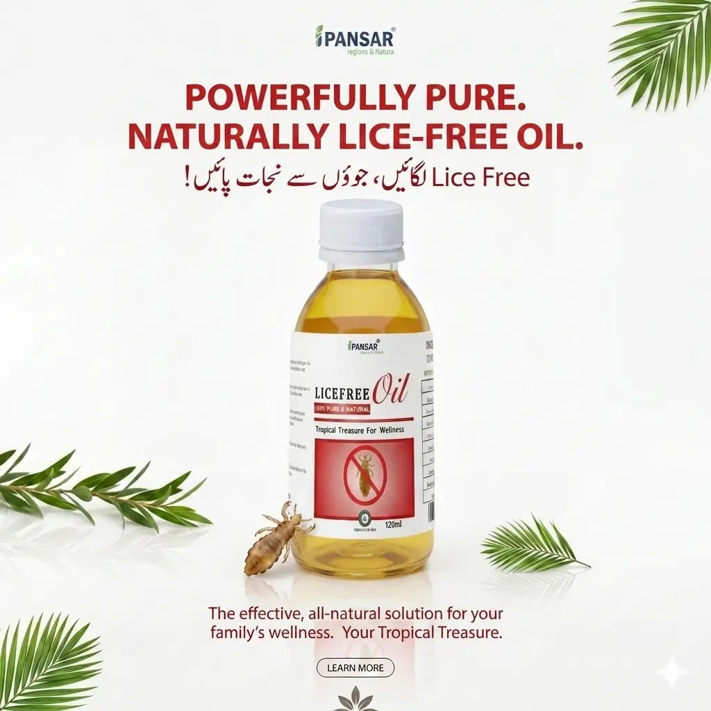 Lice Free Hair Oil | Anti Lice Oil Lice Oil Lice Killer Oil Anti Lice Killing Oil Herbal Anti Lice OiL IPANSAR™