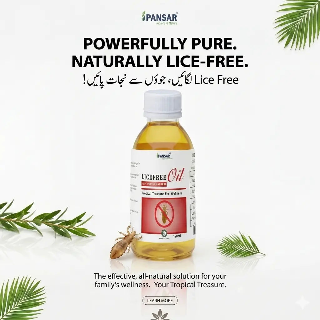 Lice Free Hair Oil | Anti Lice Oil Lice Oil Lice Killer Oil Anti Lice Killing Oil Herbal Anti Lice OiL IPANSAR™