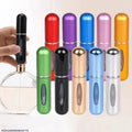 Reusable Travel Perfume Refiller Set of 3 Metal Multicolor