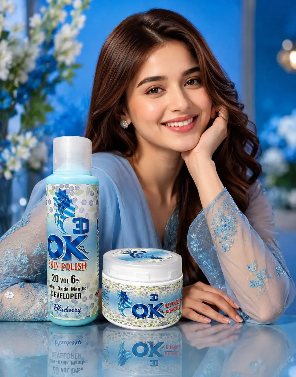 OK 3D Exfoliator Skin Polisher & Activator 500 ML