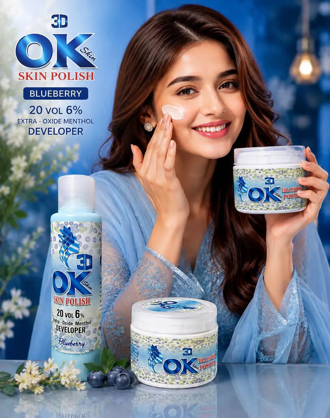 OK 3D Exfoliator Skin Polisher & Activator 500 ML