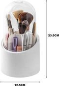 Acrylic 3 Compartment Makeup Brush Holder Stand 23.5cm