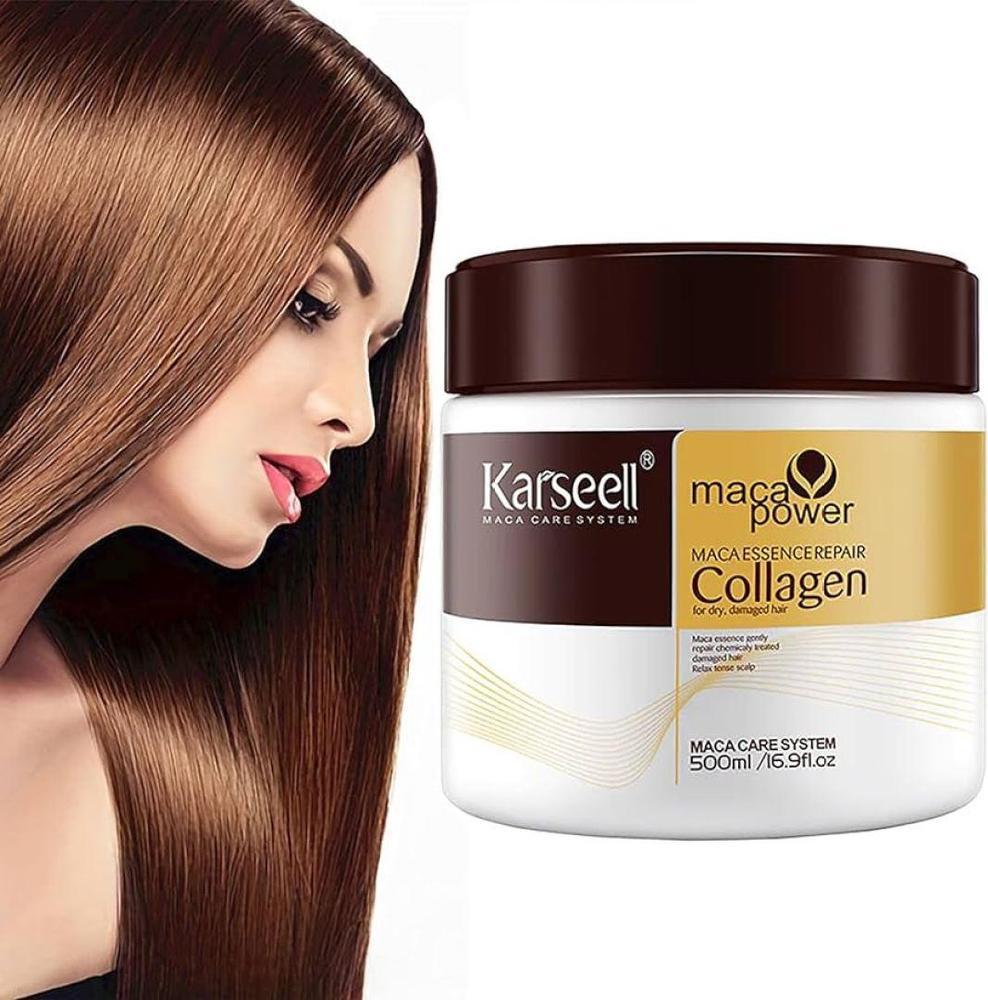 Maca Power Collagen Hair Mask 500ml for Dry Frizzy Hair