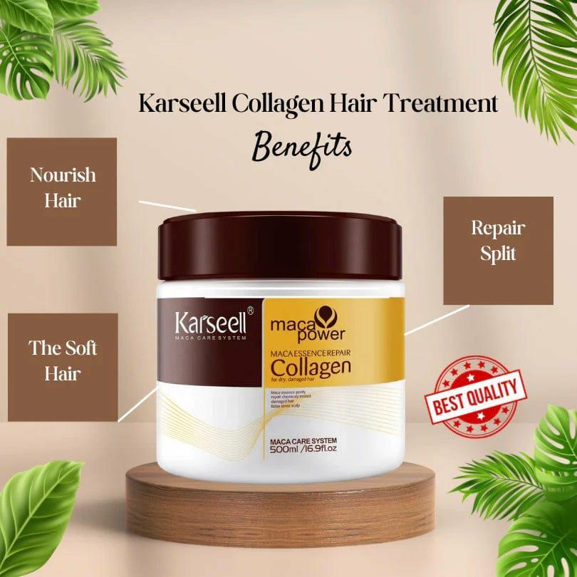 Maca Power Collagen Hair Mask 500ml for Dry Frizzy Hair