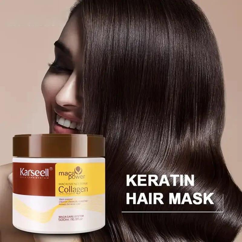 Maca Power Collagen Hair Mask 500ml for Dry Frizzy Hair