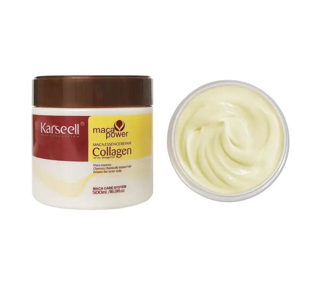 Maca Power Collagen Hair Mask 500ml for Dry Frizzy Hair