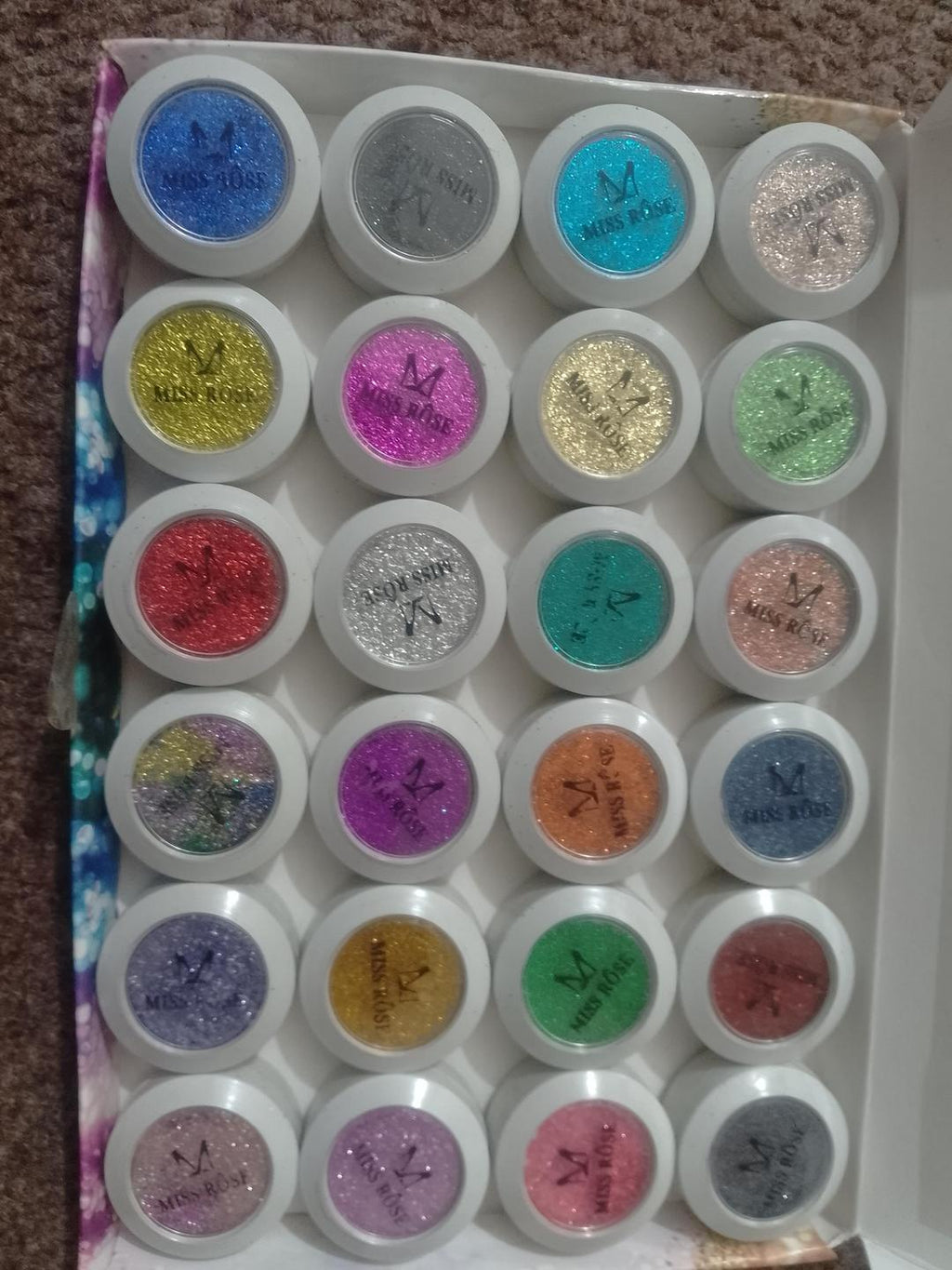 12-Piece Glitter Eyeshadow Set for Pakistani Brides & Partygoers