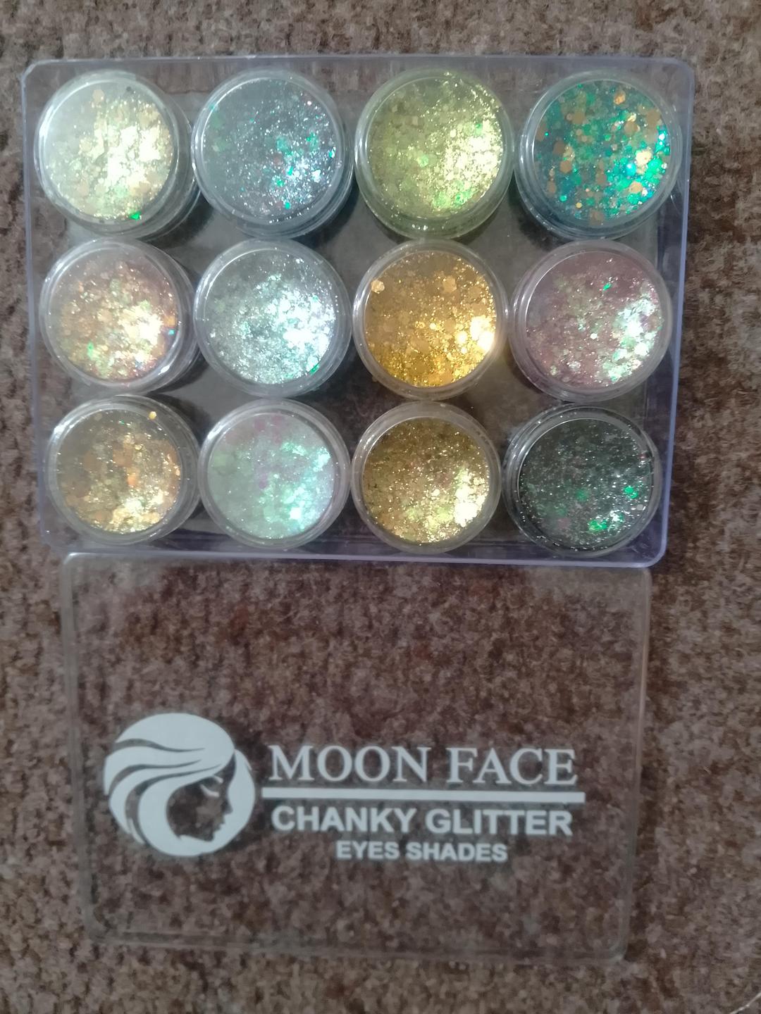 Premium Glitter Eyeshadow Pack 12 Shades Pakistan